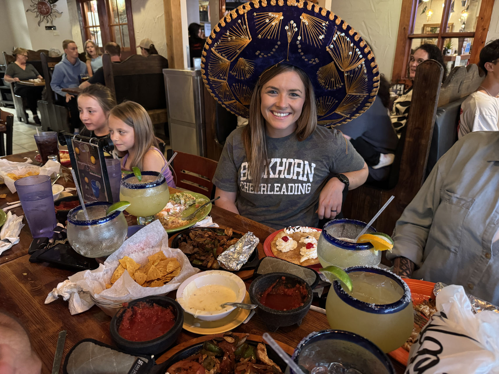Birthday celebration with sombrero at El Monte